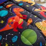 Navy Dinosaur Kids Comforter and Sheet Set