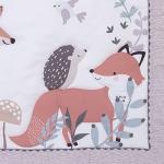 NoJo Woodland Meadow 3-Piece Mini Crib Bedding Set