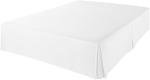 Lightweight King Bed Skirt, Bright White, Machine Washable