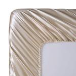Ultra Silky Soft Satin Bed Sheet Set - Beige