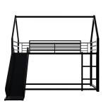 Twin Over Twin Bunk Bed with Slide and Ladder