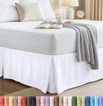 Utopia Bedding Queen Bed Skirt - Grey Ruffle Style