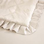 NacoMoco 3-Piece Ruffle Crib Bedding Set