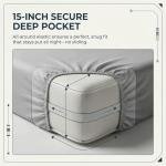 Egyptian Cotton 800 Thread Count Queen Bed Set