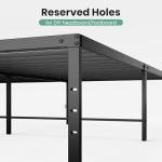 Sweetcrispy Full Size Metal Bed Frame with Storage