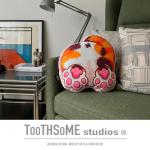 Calico Cat Pillow - Cute Stuffed Throw Pillow