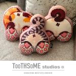 Calico Cat Pillow - Cute Stuffed Throw Pillow