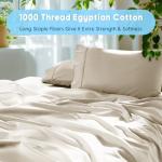 Sonoro Kate Luxury Egyptian Cotton King Sheet Set