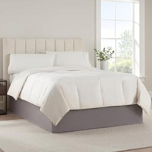 SERTA Queen Dark Grey Hotel Quality Bed Skirt