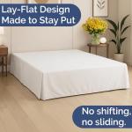 Queen Size Pleated Bed Skirt - Soft & Easy Fit