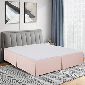 Blush Twin Microfiber Easy Fit Bed Skirt