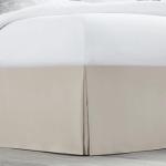 Queen Size Linen Bed Skirt with 14-Inch Drop