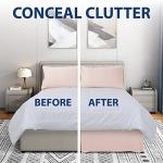 Blush Twin Microfiber Easy Fit Bed Skirt