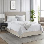 Queen Size Linen Bed Skirt with 14-Inch Drop
