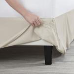 Queen Size Linen Bed Skirt with 14-Inch Drop