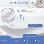 Waterproof Terry Cotton Mattress Protector for Queen