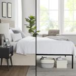 Queen Size Linen Bed Skirt with 14-Inch Drop