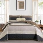 Dinjoy King Size Boho Patchwork Quilt Set