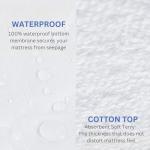 Waterproof Terry Cotton Mattress Protector for Queen