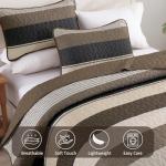 Dinjoy King Size Boho Patchwork Quilt Set