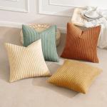 Boho Farmhouse Decorative Pillow Covers Set of 4