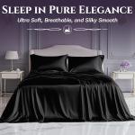 Luxury Satin King Size Bed Set - 4 Pieces