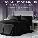 Luxury Satin King Size Bed Set - 4 Pieces