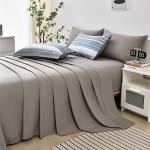 7-Piece Striped Comforter Bed Set for Full Size