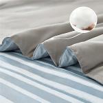 7-Piece Striped Comforter Bed Set for Full Size