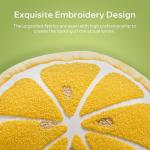 Lemon-Shaped Throw Pillow for Fun Decor