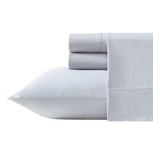 Vera Wang King Egyptian Cotton Sheet Set - Blue