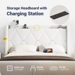 Velvet Queen Bed Frame with Wingback Storage