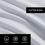 Vera Wang King Egyptian Cotton Sheet Set - Blue