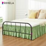 RIMELA Green Queen Bed Skirt with Split Corners
