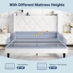 Velvet Queen Bed Frame with Wingback Storage