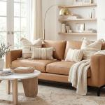 Cream Boho Lumbar Pillow Cover with Tassels