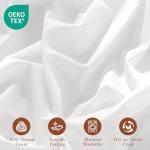 100% Egyptian Cotton 4-Piece Queen Sheet Set