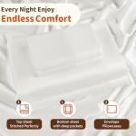 Silk Modal Satin Sheet Set - Queen Size