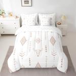 Erosebridal Twin Aztec 7-Piece Bedding Set