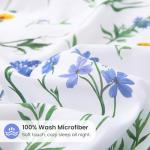 Dandelion Floral Queen Duvet Cover Set