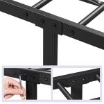 Twin Size Metal Bed Frame with Diamond Headboard