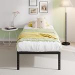 Twin XL Heavy Duty Metal Bed Frame with Storage