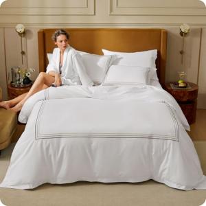 Bedsure Giza Egyptian Cotton Duvet Cover Set