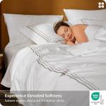 Bedsure Giza Egyptian Cotton Duvet Cover Set