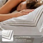 Bedsure Giza Egyptian Cotton Duvet Cover Set