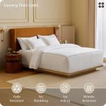 Bedsure Giza Egyptian Cotton Duvet Cover Set