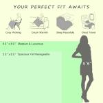 Olive Green Checkered Knit Throw Blanket, 60"x80