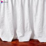 RIMELA Twin XL White Bed Skirt with Elastic