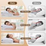 Adjustable Cooling Bed Pillow for Side Sleepers