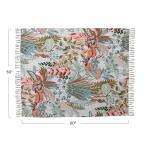 Bloomingville Multicolor Cotton Slub Throw Blanket